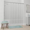 image:imageArm amp Hammer Waterproof Quick Drying Shower Liner Medium Weight Design 70 x 72 ClearClear