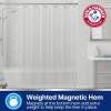 image:imageArm amp Hammer Waterproof Quick Drying Shower Liner Medium Weight Design 70 x 72 ClearClear