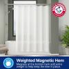 image:imageArm amp Hammer Waterproof Quick Drying Shower Liner Medium Weight Design 70 x 72 ClearFrosted