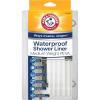 image:imageArm amp Hammer Waterproof Quick Drying Shower Liner Medium Weight Design 70 x 72 ClearFrosted