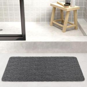 image:imageArm amp Hammer Sensory Touch NonSlip Loofah Bath Mat for Showers and Tubs 17 x 30 WhiteGrey