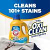 image:imageARM amp HAMMER Plus OxiClean Ultra Stain Fighters Liquid Laundry Detergent Stain Remover for Clothes Clean Meadow 74 Loads 962 fl oz