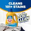 image:imageARM amp HAMMER Plus OxiClean Ultra Stain Fighters Liquid Laundry Detergent Stain Remover for Clothes Fresh Scent 74 Loads 962 Fl OzFresh Scent