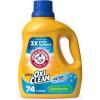 image:imageARM amp HAMMER Plus OxiClean Ultra Stain Fighters Liquid Laundry Detergent Stain Remover for Clothes Clean Meadow 74 Loads 962 fl oz