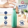 image:imageArm amp Hammer Bottle Blasterz  DropIn Cleaning Tablets  Perfect for Water Bottles Tumblers and Coolers  AllNatural Ingredients Eliminates Odors FastActing Individually Packed 12 Count
