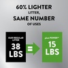 image:imageARM amp Hammer Plant Power PlantBased Clumping Cat Litter Unscented 15 Lbs  Lightweight MultiCat Homes Highly Absorbent Natural Grain Formula 14Day Odor Control